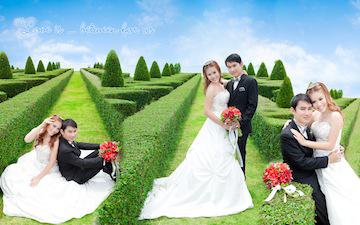 สตูดิโอถ่ายภาพแต่งงาน รูปแต่งงานสวย สวยที่สุขาวดี(ชลบุรี)ของคุณจูกับคุณทริสต์จากฟินาเล่เวดดิ้งสตูดิโ